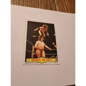 Vintage 1985 WWF Ready to Fly Card 53 Jimmy Superfly Snuka Andre the Giant Topps